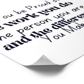 君は働誇りを持ったき者になりますように ポスター (角)