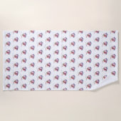 君は僕にアイスクリームをメルトメイクさせる ビーチタオル (正面)