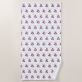 君は僕にアイスクリームをメルトメイクさせる ビーチタオル (正面)