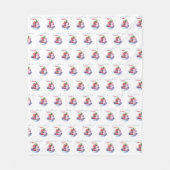 君は僕にアイスクリームをメルトメイクさせる フリースブランケット (正面)