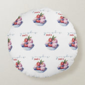 君は僕にアイスクリームをメルトメイクさせる ラウンドクッション (裏面)