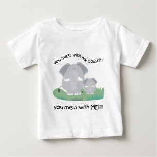 君は僕のいとこ散らかす ベビーTシャツ