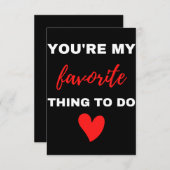 君は僕のお気に入りの番だ サンキューカード (正面/裏面)