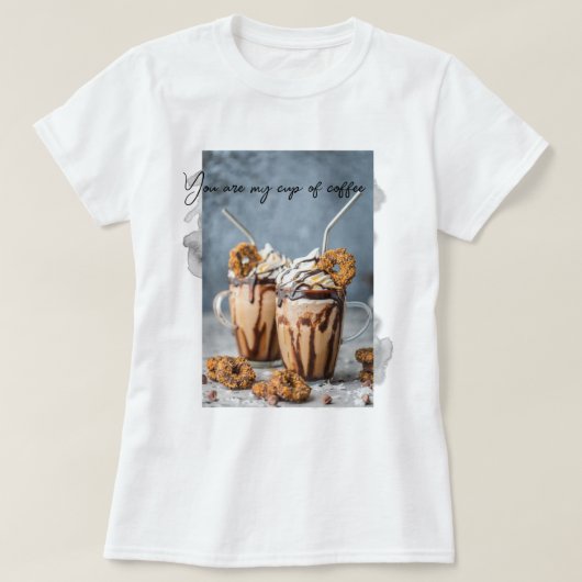 君は僕のコーヒーだ Tシャツ (デザイン正面)