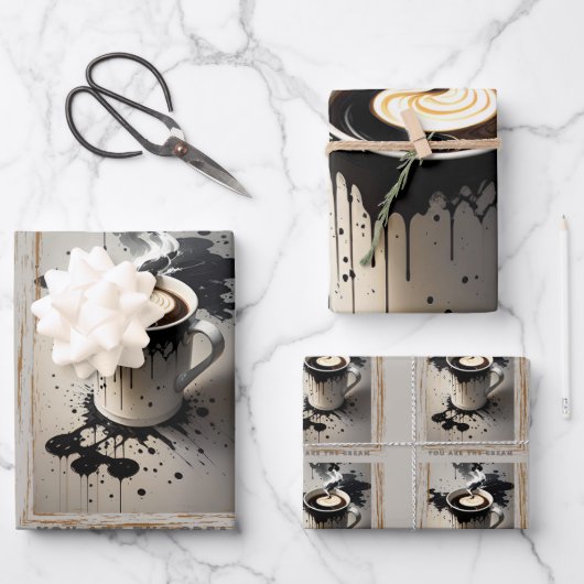 君は僕のコーヒーの中で一番おいしい ラッピングペーパーシート (正面)