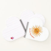 君は僕のサンシャインの歌詞だ ノートブック (内部)