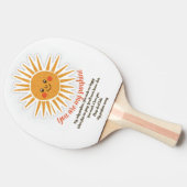 君は僕のサンシャインの歌詞だ 卓球ラケット (横)