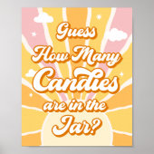 君は僕のサンシャイン推測キャンディゲームの数 ポスター (正面)