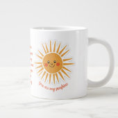 君は僕のサンシャイン歌詞マグだ ジャンボコーヒーマグカップ (右)