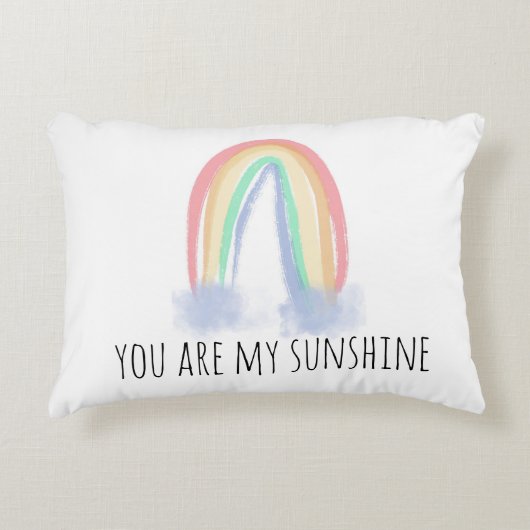 君は僕のサンシャイン絵を描虹 アクセントクッション (正面)