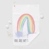 君は僕のサンシャイン絵を描虹 ゴルフタオル (インサイチュ)