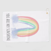 君は僕のサンシャイン絵を描虹 ゴルフタオル (横)