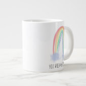 君は僕のサンシャイン絵を描虹 ジャンボコーヒーマグカップ (正面右)