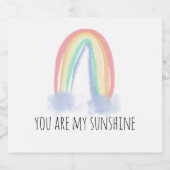 君は僕のサンシャイン絵を描虹 スパークリングワインラベル (シングルラベル)