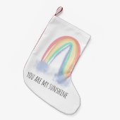 君は僕のサンシャイン絵を描虹 スモールクリスマスストッキング (正面 (吊り時))