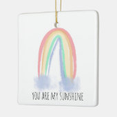 君は僕のサンシャイン絵を描虹 セラミックオーナメント (左)