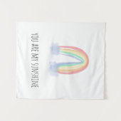 君は僕のサンシャイン絵を描虹 タペストリー (正面(横))