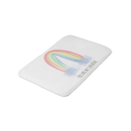 君は僕のサンシャイン絵を描虹 バスマット (アングル)