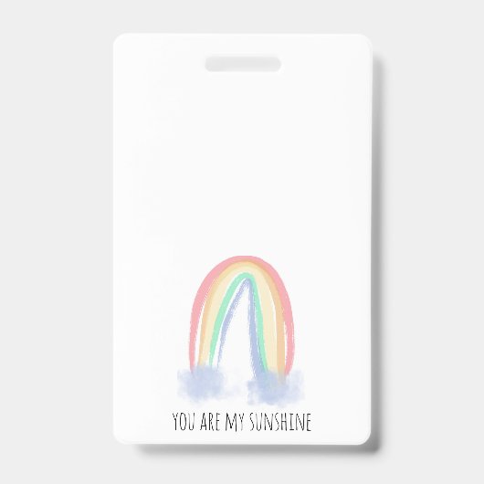 君は僕のサンシャイン絵を描虹 バッジ (正面)