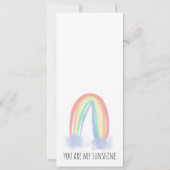 君は僕のサンシャイン絵を描虹 招待状 (正面)