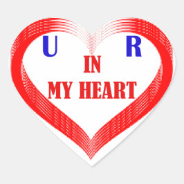 君は僕のハートだ ハートシール