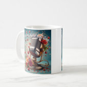 君は僕のハートにソングマグを塗る コーヒーマグカップ (正面左)