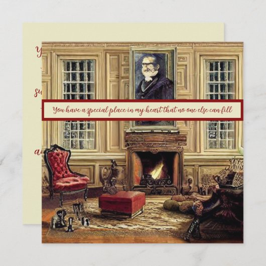 君は僕のハートの中に特別の場所がある ノートカード (正面/裏面)