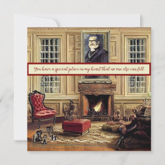 君は僕のハートの中に特別の場所がある ノートカード (正面)