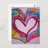 君は僕のハートを握っている ポストカード (正面/裏面)