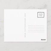 君は僕のハートを磨く |かわいい恐竜 ポストカード (裏面)