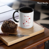 君は僕のハートTic-Tac-Toe Valentineおもしろい'sを獲得した マグカップ