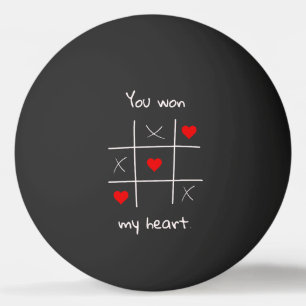 君は僕のハートTic-Tac-Toe Valentineおもしろい'sを獲得した 卓球ボール