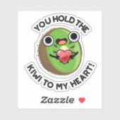 君は僕のフルーツパンにキウィおもしろいーを持つ シール (シート)