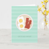 君は僕のベーコンカードの玉子だ カード (黄色い花)