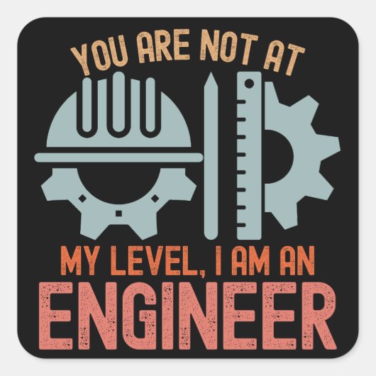 君は僕のレベルじゃない、僕は技師だ スクエアシール (正面)