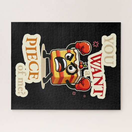 君は僕の一枚が欲しい。怒おもしろい菓子 ジグソーパズル (横)