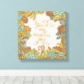 君は僕の一番だ キャンバスプリント (インサイチュ (ウッドフロア))