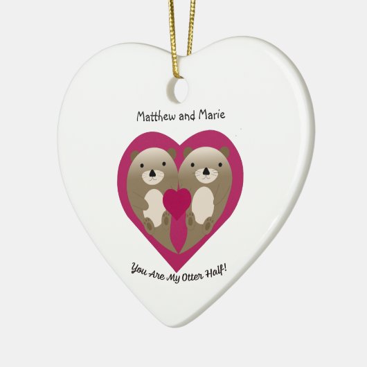 君は僕の上半身だ セラミックオーナメント (左)