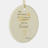 君は僕の与え生活ではなく僕の生与え活だ セラミックオーナメント (右)