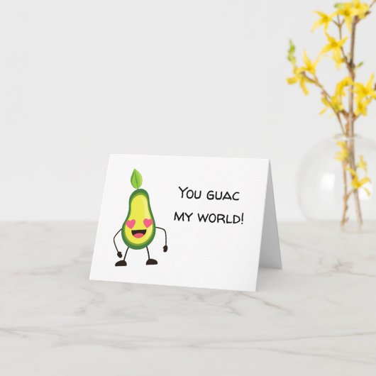 君は僕の世界の挨拶を引き立てる カード (黄色い花)