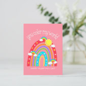 君は僕の世界を彩る |キッズバレンタイン ポストカード (スタンド正面)