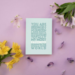 君は僕の人間お気に入りのだ サンキューカード