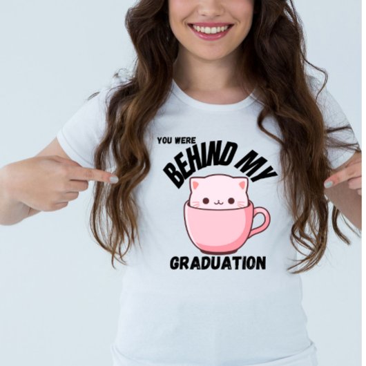 君は僕の卒業した猫の後ろにいた Tシャツ