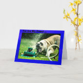 君は僕の友人だ カード (黄色い花)