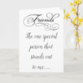 君は僕の友人Rが今までで一番幸せな誕生日を望んだ カード (黄色い花)