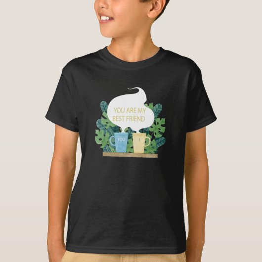 君は僕の友最高のだ Tシャツ (正面)