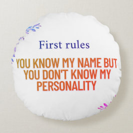 君は僕の名は知っているが僕の人格は知らない ラウンドクッション