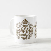 君は僕の命を軽くする コーヒーマグカップ (正面左)