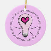 君は僕の命を軽くする セラミックオーナメント (正面)