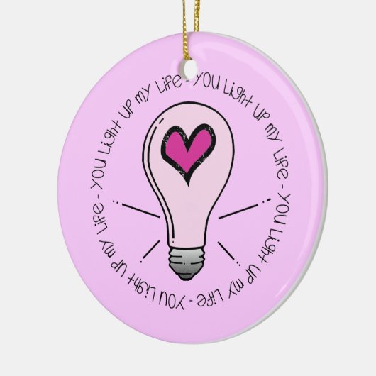 君は僕の命を軽くする セラミックオーナメント (左)